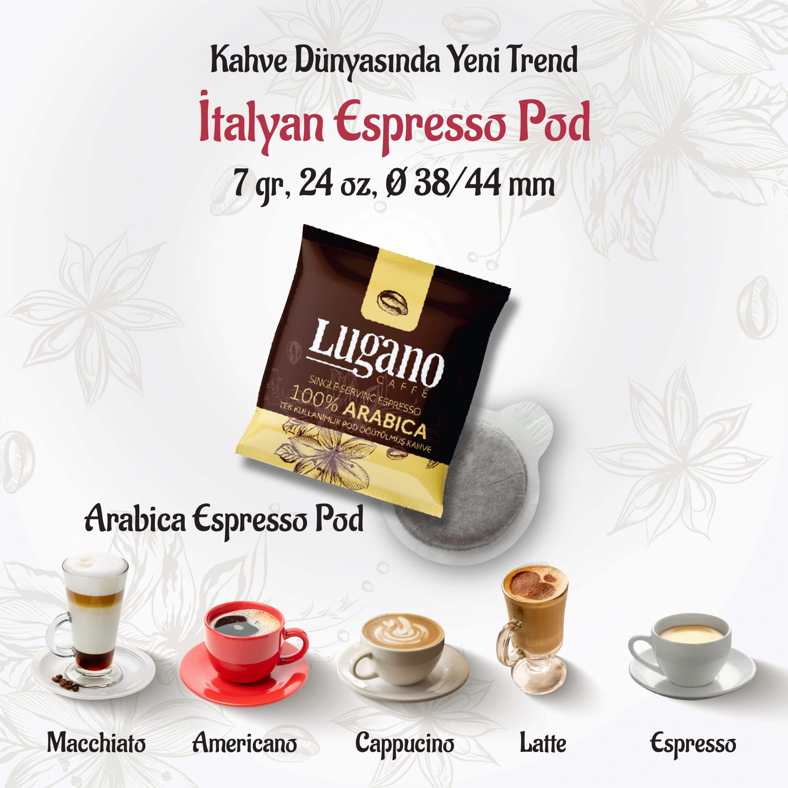Lugano Arabica Espresso Pod