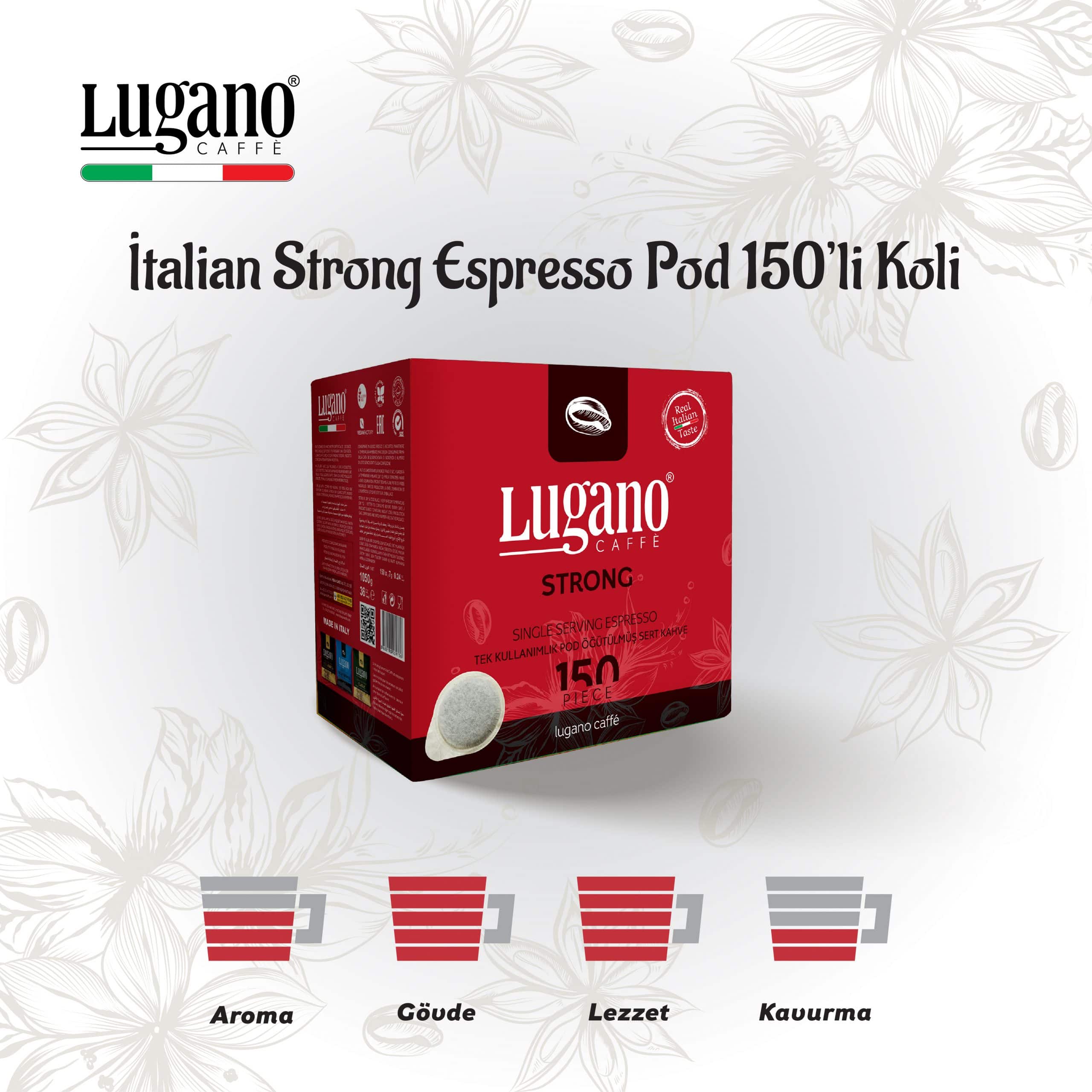 Strong Espresso Pod 150'li Koli