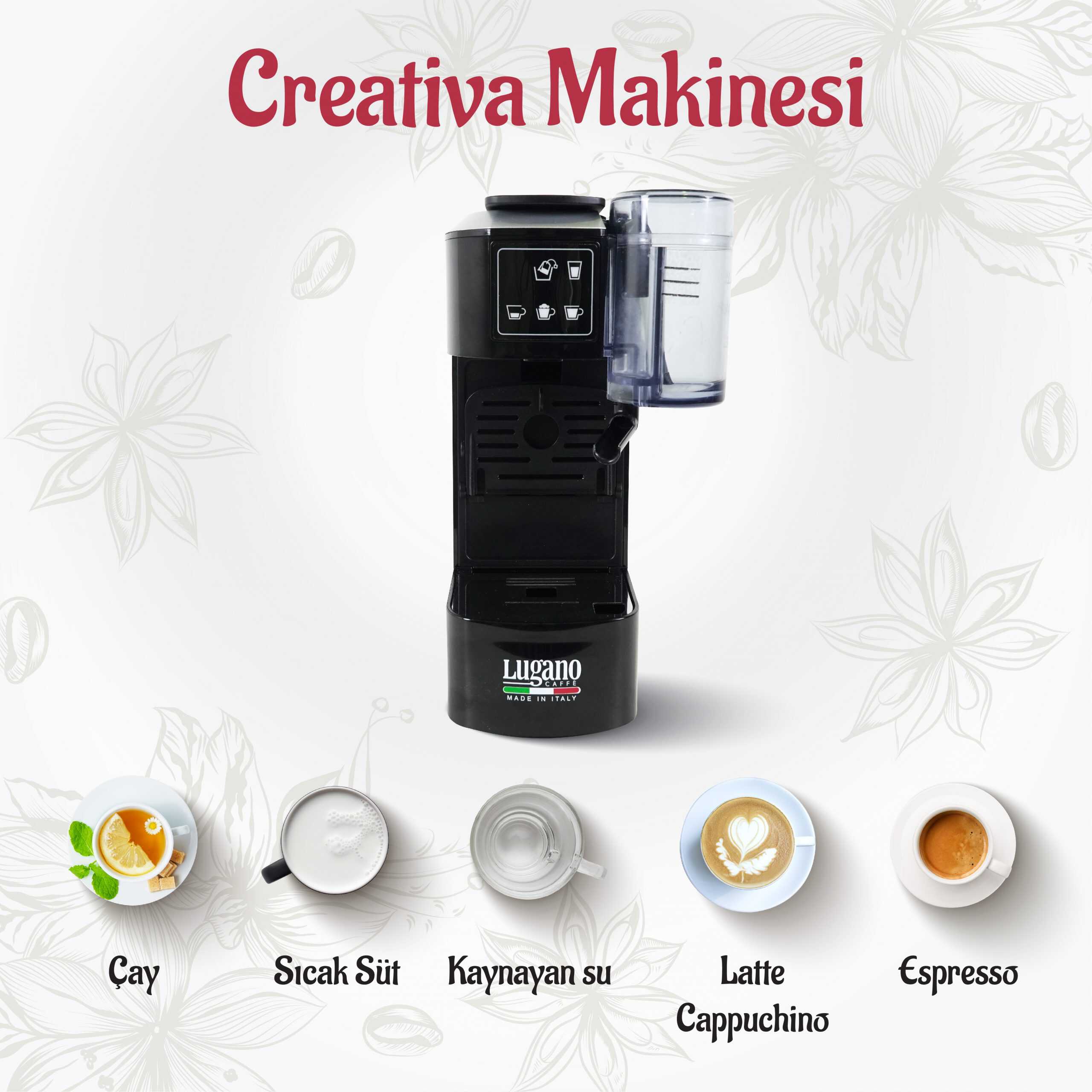 Lugano Creativa Kahve Makinesi