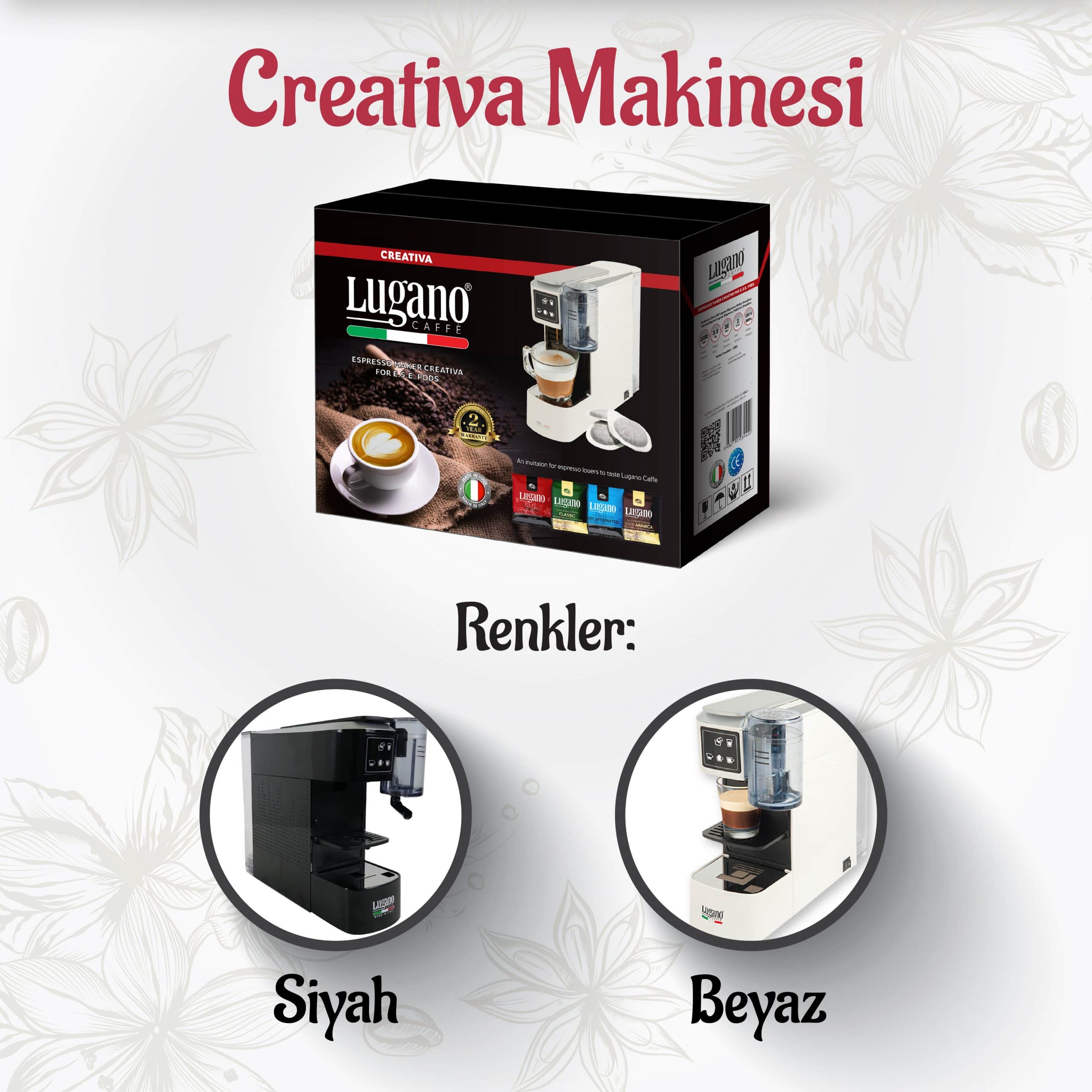 Lugano Creativa Kahve Makinesi