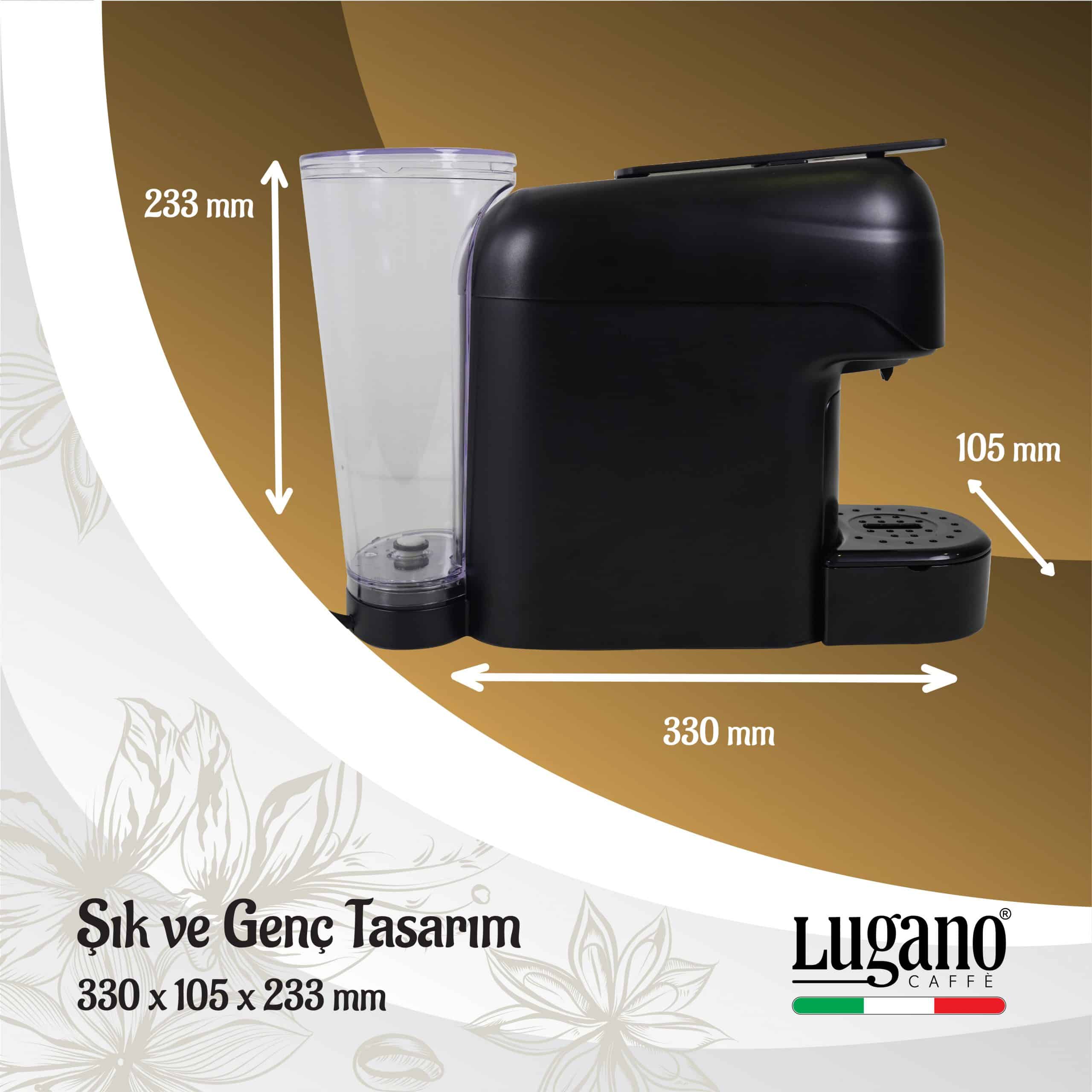 Lugano Mini Elit Espresso Makinesi