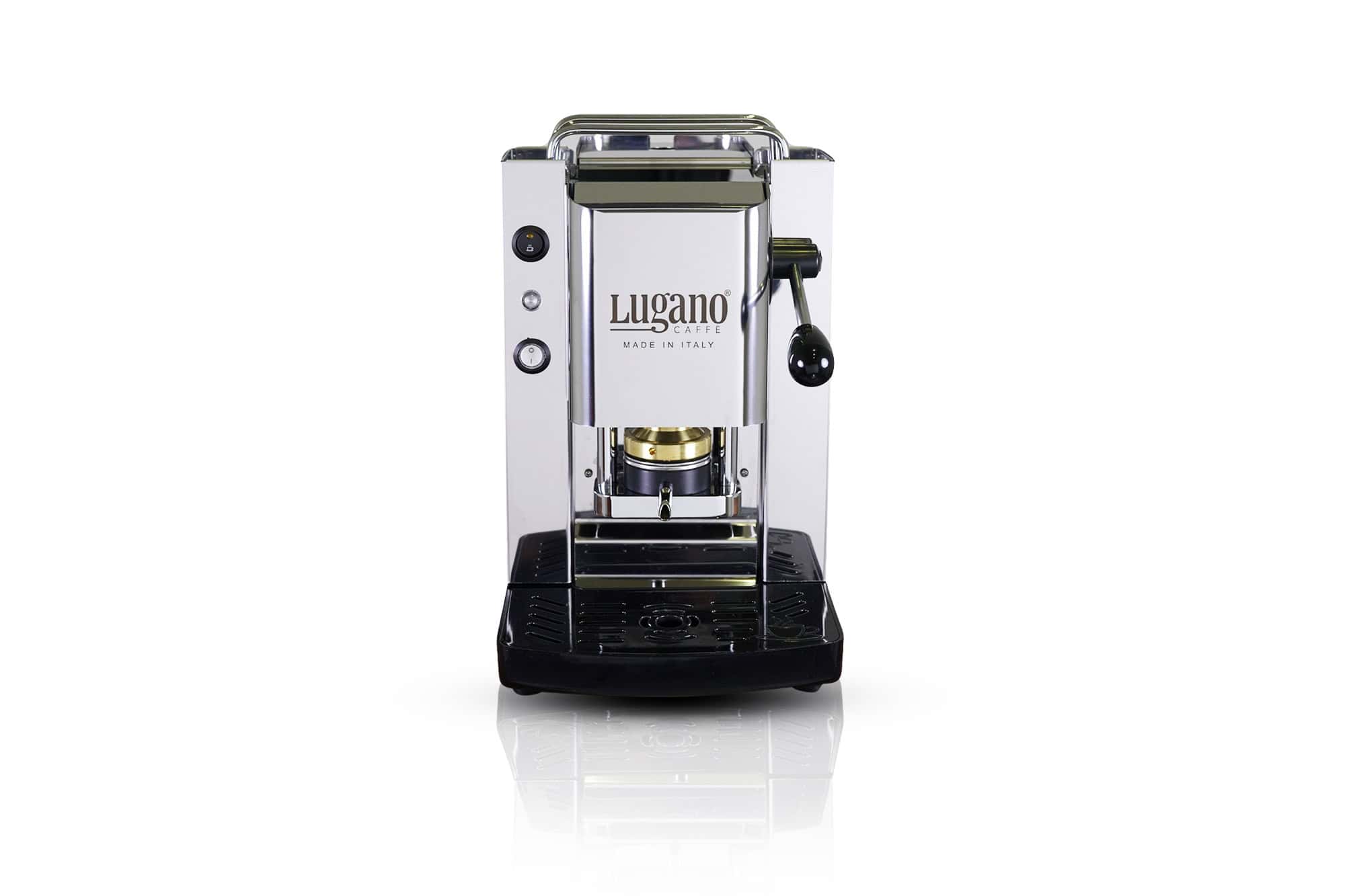 Lugano Slot Inox Espresso Makinesi ön Lugano Slot Inox Espresso Makinesi ön